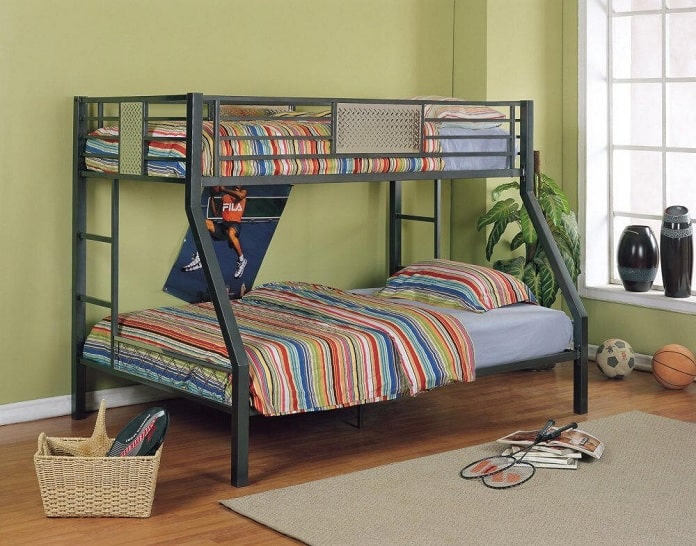 Ảnh 12: Mẫu giường tầng sắt 1,6m phù hợp với gia đình có diện tích nhỏ ( Nguồn Internet)