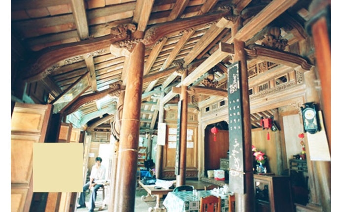 Ảnh 2: Kiến trúc bên trong ngôi nhà cổ Việt Nam