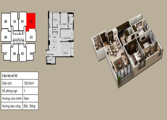 Ảnh 21: Mặt bằng căn hộ chung cư Platinum Residences