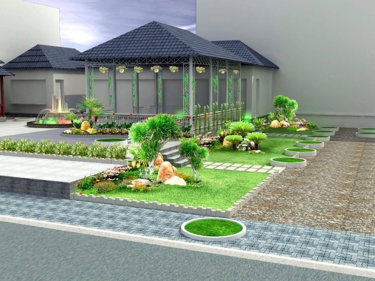 Mẫu thiết kế tiểu cảnh sân vườn cho nhà cấp 4
