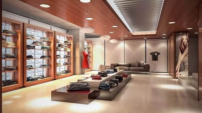 Showroom được đầu tư với thiết kế nội thất văn phòng đẹp mắt và sáng tạo, thu hút sự chú ý của khách hàng.