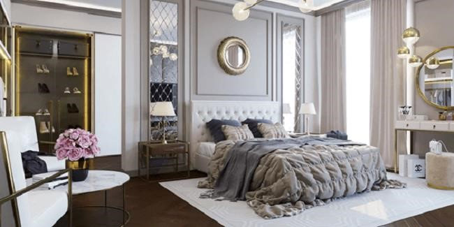 Phòng ngủ tân cổ điển đẹp là một mẫu thiết kế ấn tượng với sự kết hợp hoàn hảo giữa phong cách cổ điển và hiện đại. Với các đường nét trang trí tinh tế, màu sắc ấm áp và sang trọng, mẫu phòng ngủ này mang đến không gian nghỉ ngơi đầy thu hút và đẳng cấp.