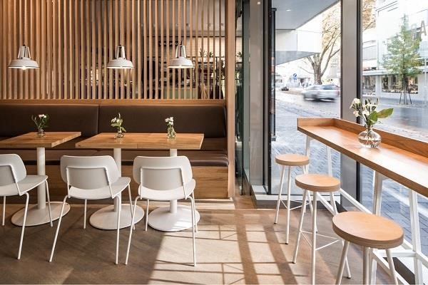 Khi thiết kế quán cafe, việc phân chia không gian là rất quan trọng.