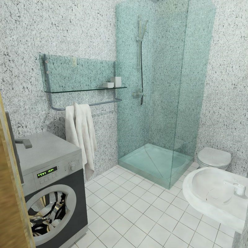 Thiết kế phòng tắm nhỏ nhưng đầy tiện nghi là ý tưởng đơn giản nhưng lại rất hiệu quả.