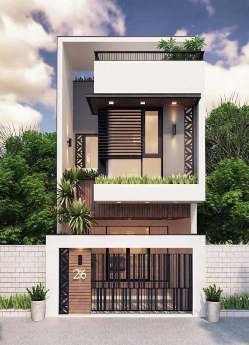 Thiết kế mẫu nhà 2 tầng đẹp và hiện đại được tạo ra để mang lại cho gia chủ một không gian sống đẹp và hiện đại.