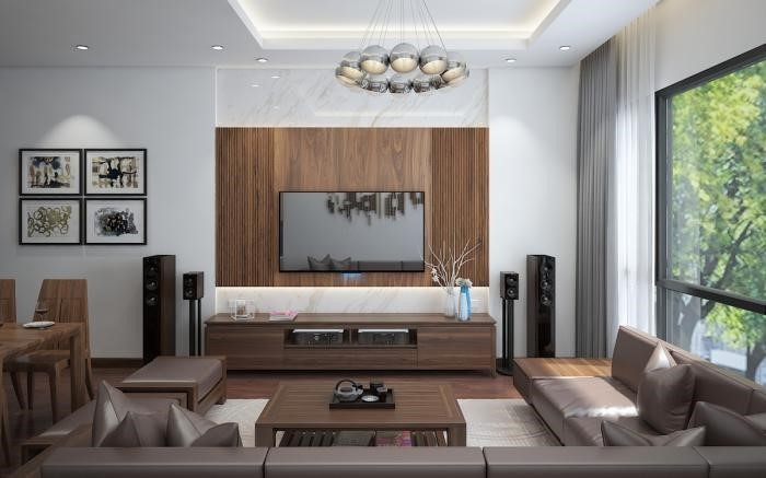 Trong năm 2023, sẽ có 20 kiểu ốp gỗ tường tivi được thiết kế đẹp mắt, sang trọng và độc đáo nhất.